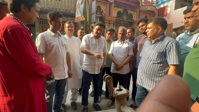 পানির সংকট,দ্রুত গভীর নলকূপ পুনঃস্থানের নির্দেশ দিলেন-এমপি শুভ