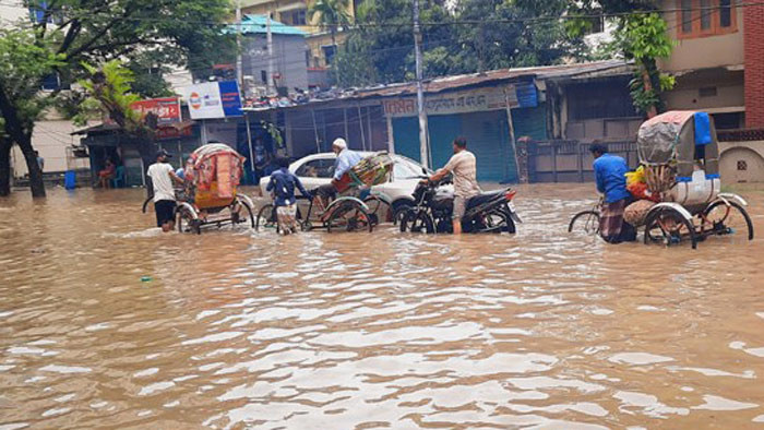 সিলেট বন্যায় ৯ টি উপজেলা প্লাবিত