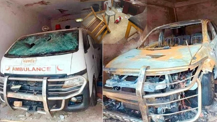 সিলেটে চার ছাত্রলীগ নেতাকর্মীর মৃত্যুতে জৈন্তাপুর স্বাস্থ্য কমপ্লেক্সে ভাঙচুর