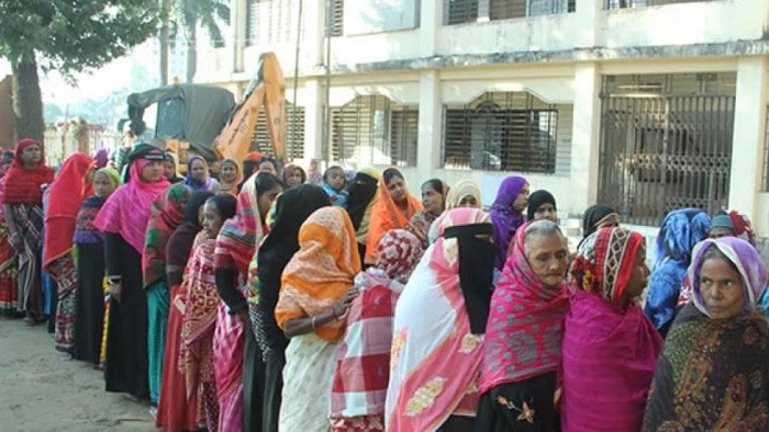 সিলেটে বিপুল উৎসাহ উদ্দিপনায় সকাল থেকে চলছে ভোট গ্রহণ