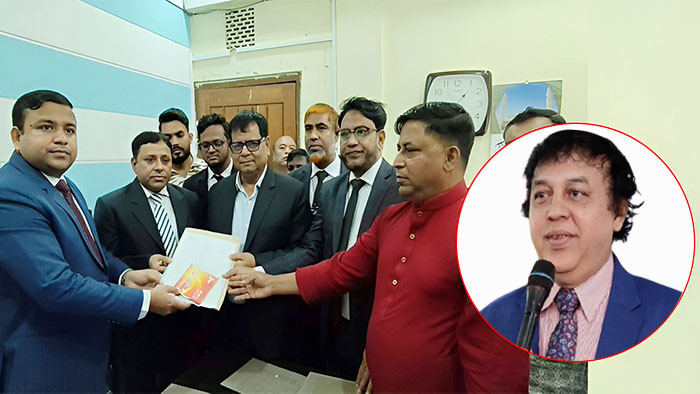 খাগড়াছড়ি-২৯৮ আসনে বিএনপির প্রার্থী ওয়াদুদ ভূইয়ার মনোনয়ন সংগ্রহ