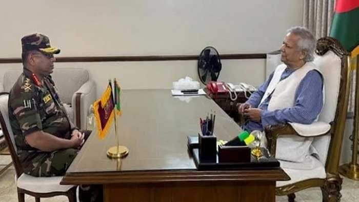 প্রধান উপদেষ্টার সঙ্গে সৌজন্য সাক্ষাৎ করলেন সেনাপ্রধান