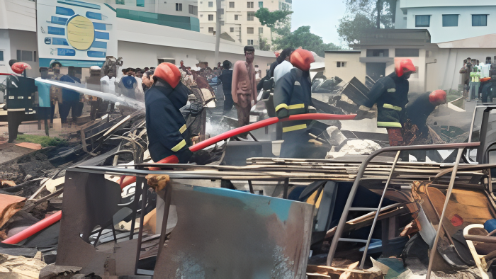 নোয়াখালী জেনারেল হাসপাতালে আগুন, বিদ্যুৎ সংযোগ বিচ্ছিন্ন