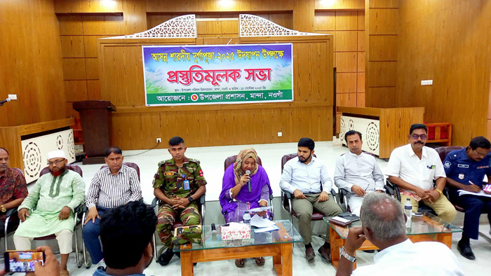 মান্দায় দুর্গাপূজার প্রস্তুতিমূলক সভা অনুষ্ঠিত