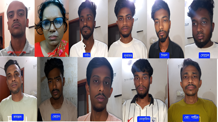 পুলিশের বিশেষ অভিযানে গ্রেফতার ১১ জন