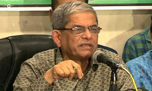 নির্বাচনে ভরাডুবির আশঙ্কায় আলোচনায় বসতে রাজি নয় সরকার : ফখরুল