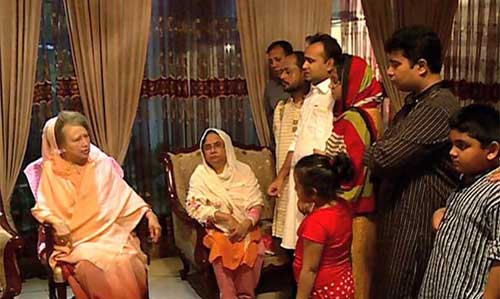 প্রয়াত ফজলুর রহমান পটলের পরিবারের পাশে খালেদা জিয়া